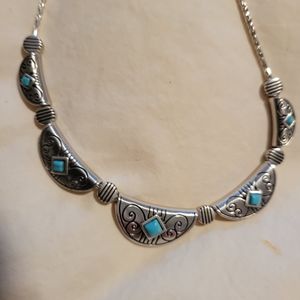Siver and Turquoise choker